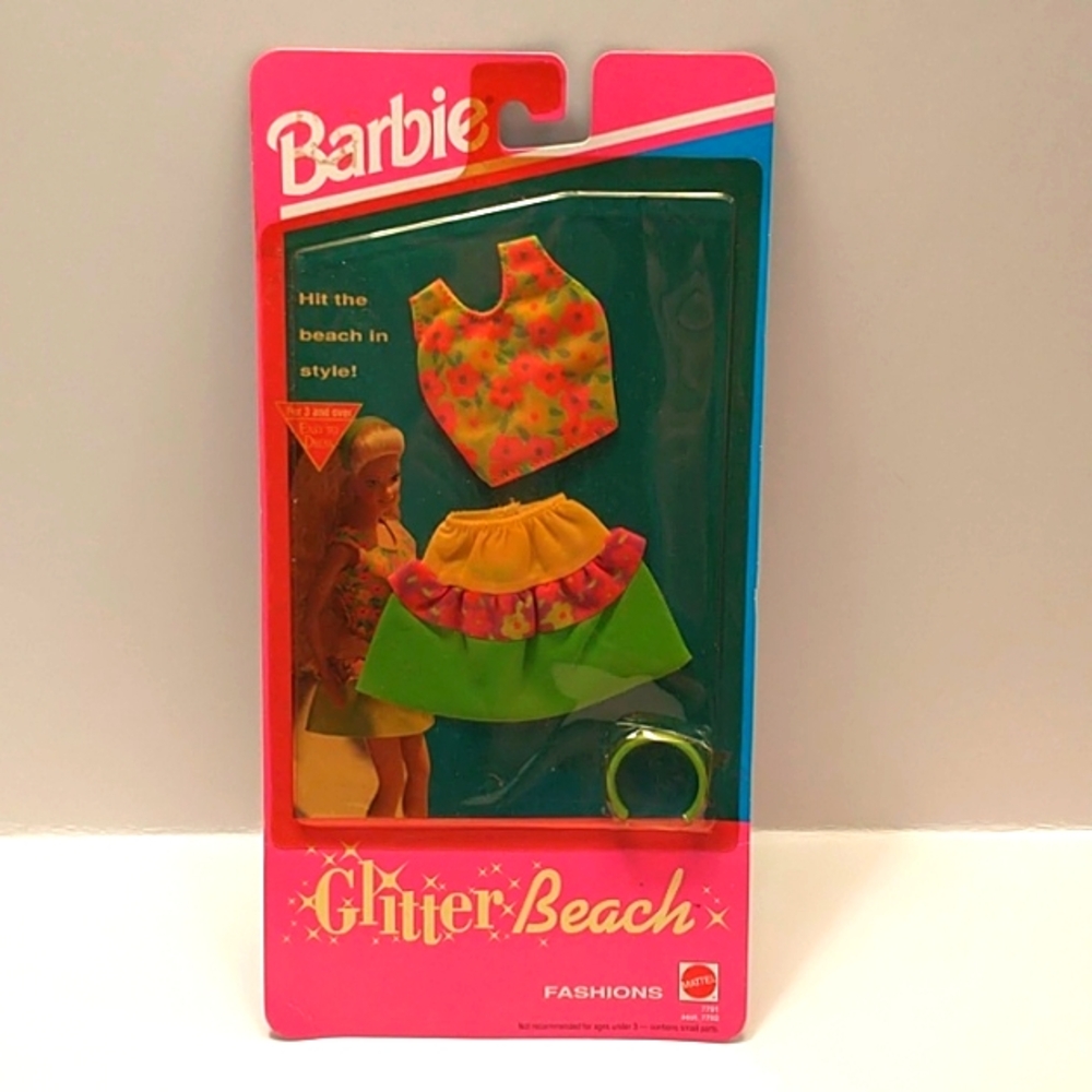 Barbie Glitter Beach Fashions outfit from 1992 in unopened package